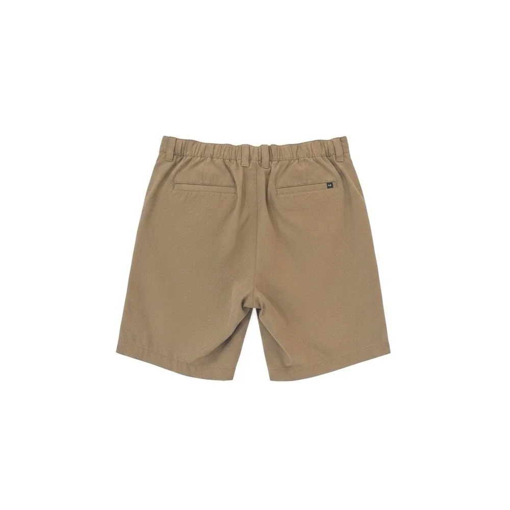 Banana Republic Core Temp‎ Khaki Tan Ripstop Shorts Mens 36 Elastic Back Stretch